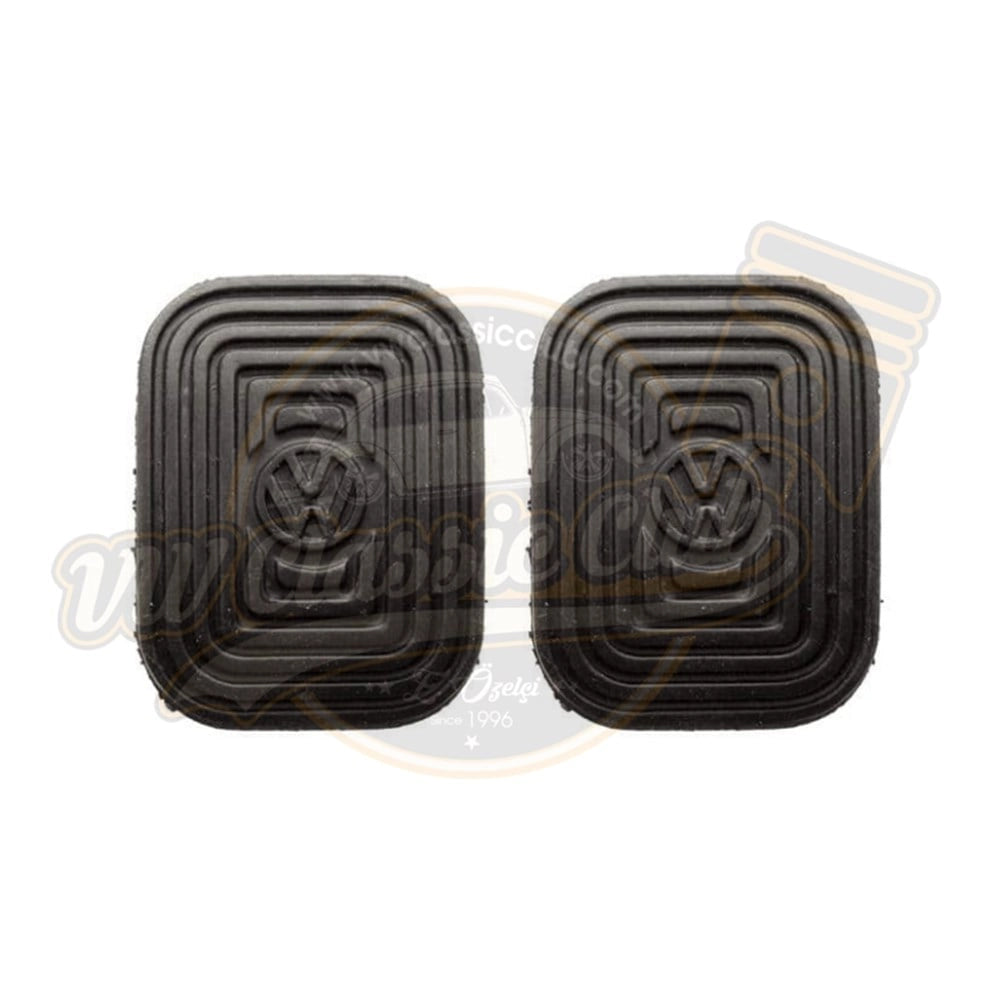 brake and clutch pedal pad set for vw beetle 1958 1975 4 4899 s 6703