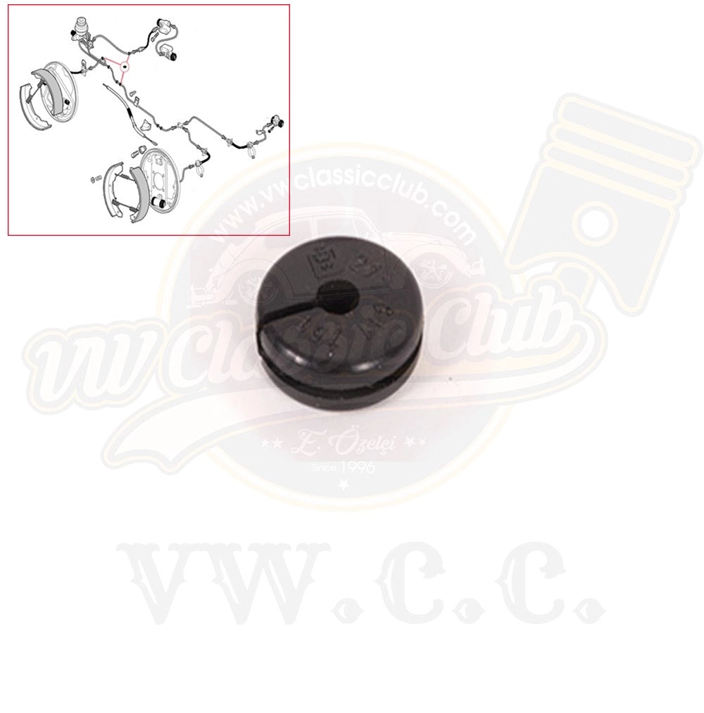 brake line chassis grommet for vw beetle t1 t2 karmann ghia variant 35 3753 s 73