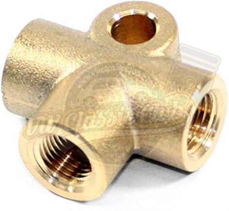 brake line junction block for classic vw beetle t1 and t2 35 3540 s 7344