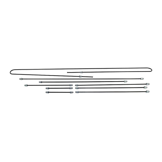 brake line set 9 piece for vw beetle 1303 1973 1975 35 3707