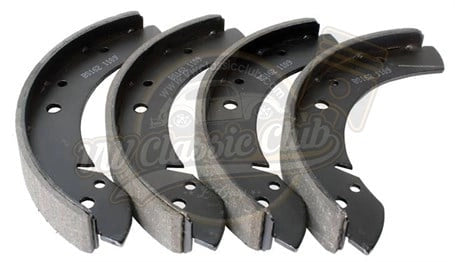brake shoe set 230x30mm for vw beetle 1100 1200 1955 1957 35 3619