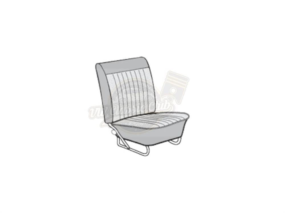 brick red seat cover for 1965 vw beetle 4 4188