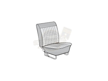 brick red seat cover for 1965 vw beetle 4 4188
