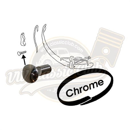 bumper mounting bolt for vw beetle 1100 1200 1955 1967 25 2996 s 7142