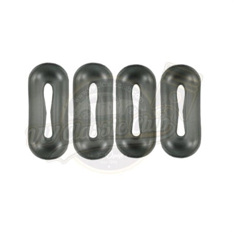 bumper mounting rubber seal set 4 pcs for vw beetle 1100 1200 1956 1972 25 3051