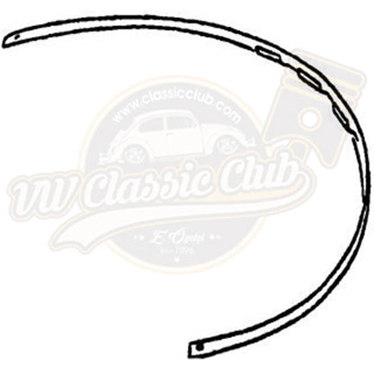cabriolet rear top mounting plate for vw beetle 1966 1979 5 5086