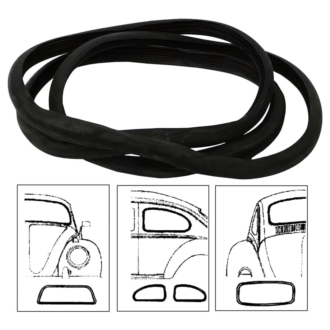 cal look window seal set for vw beetle 1200 1300 1302 1971 1979 25 3217