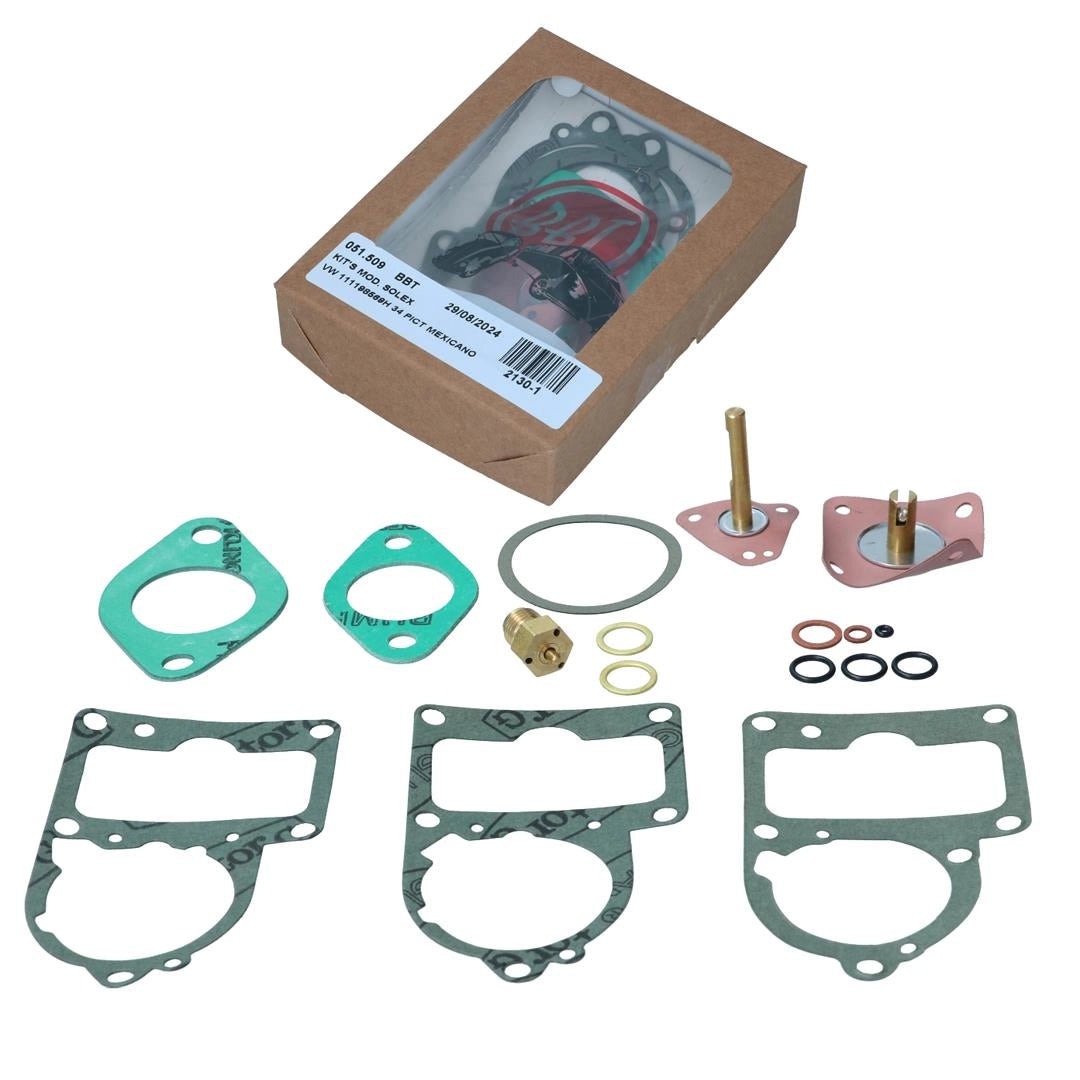 carburetor repair kit 31 34 pict 4 for beetle t1 t2 karmann ghia type 3 6 6576 s