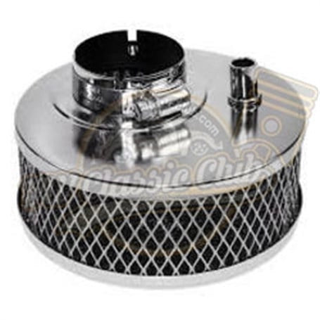 chrome air cleaner filter for vw beetle karmann ghia t1 and t2 transporter 6 605