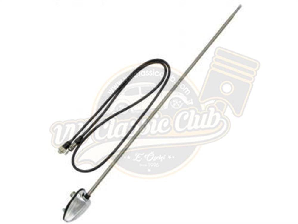 chrome antenna for vw beetle t1 t2 t3 1950 1992 25 2986