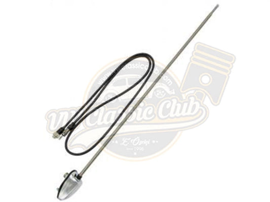 chrome antenna for vw beetle t1 t2 t3 1950 1992 25 2986