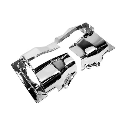 chrome cylinder cover set dual manifold for vw beetle karmann ghia t2 6 6718 c