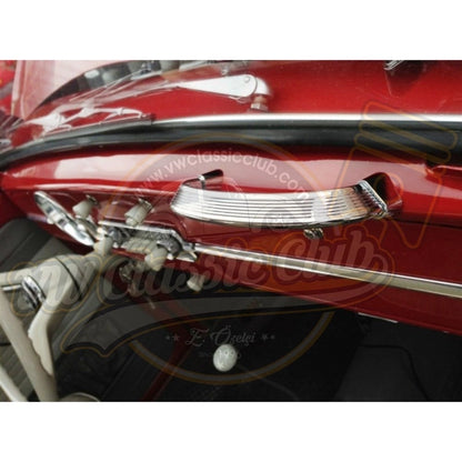 chrome dashboard grab handle for vw beetle 1100 1200 1955 1967 4 4414 s 6762