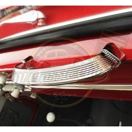 chrome dashboard grab handle for vw beetle 1100 1200 1955 1967 4 4414 s 6762