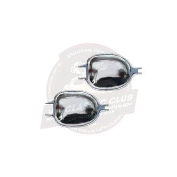 chrome door handle gasket trim set for vw super beetle 1302 1303 55 5525 s 7050