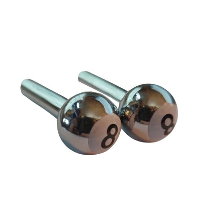 chrome door handle push buttons set for vw beetle and t2 transporter 25 2655