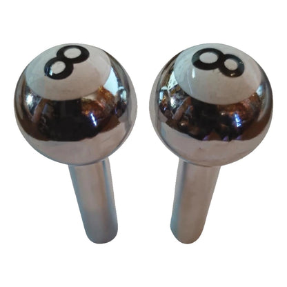 chrome door handle push buttons set for vw beetle and t2 transporter 25 2655
