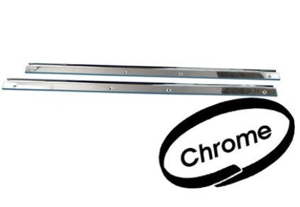 chrome door sill trim set for classic vw beetle 1955 1979 5 5080