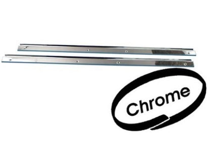 chrome door sill trim set for classic vw beetle 1955 1979 5 5080