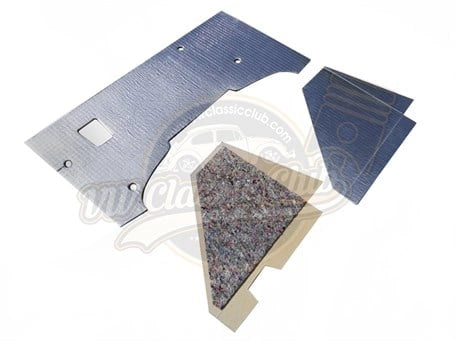 chrome engine sound insulation panel for vw super beetle 1302 1303 1971 1975 4 4