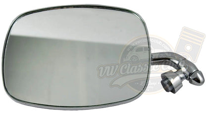 chrome exterior side mirror left for vw t1 t2 t3 25 2980