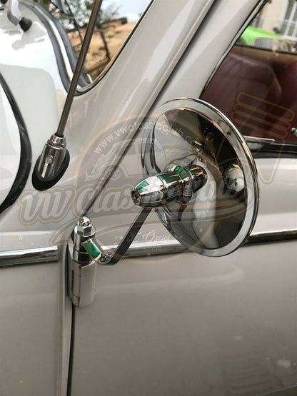 chrome exterior side mirror set for vw beetle 1100 1200 25 2928
