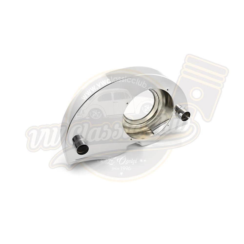 chrome fan shroud for air cooled vw 1100 1300 models 1955 1971 6 6076 c