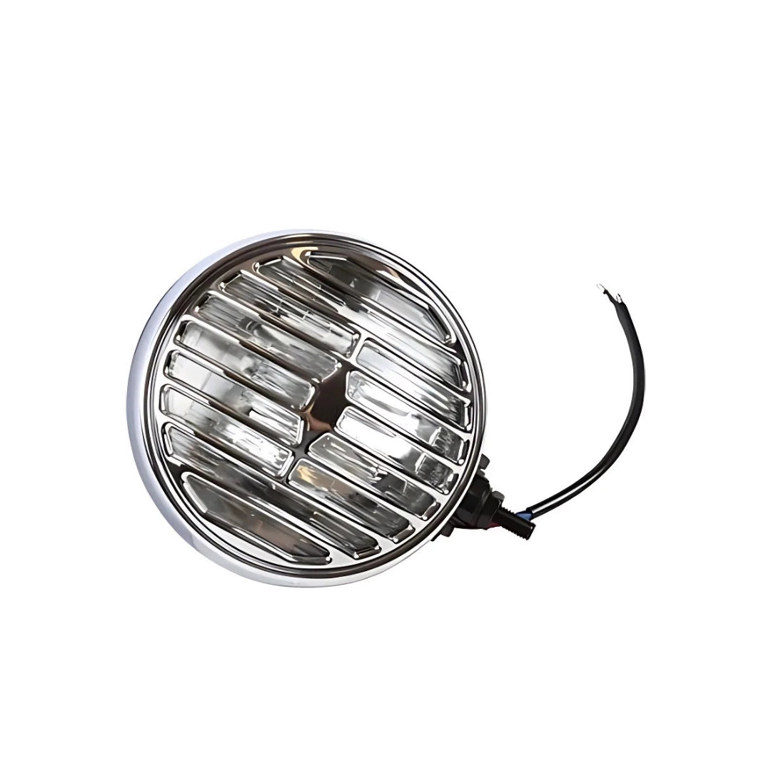 chrome fog light set with grille for classic vw t1 t2 karmann type 3 3 3225