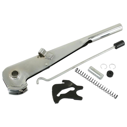 chrome handbrake lever handle for vw beetle karmann ghia type 3 4 4010 q 2134
