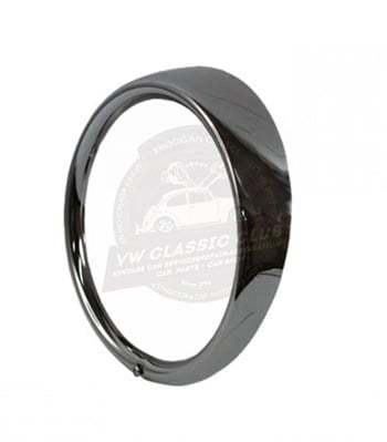 chrome headlight rim single screw for vw beetle 1300 1302 1303 and t2 1968 79 3