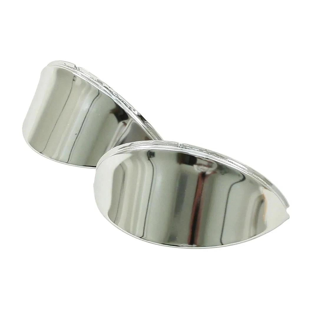 chrome headlight visors set for vw beetle t2 karmann ghia variant 2 2134 c