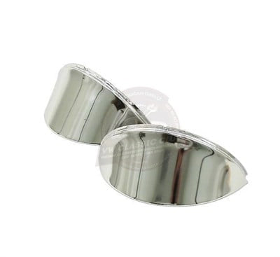 chrome headlight visors set for vw beetle t2 karmann ghia variant 2 2134 c