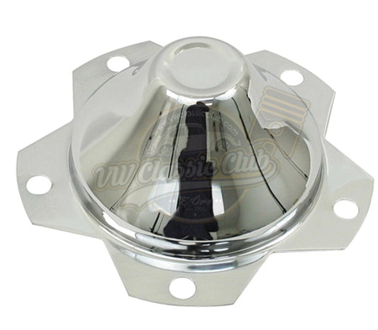 chrome hubcap for vw beetle 1100 1200 and t1 transporter 1950 1967 7 7046 c