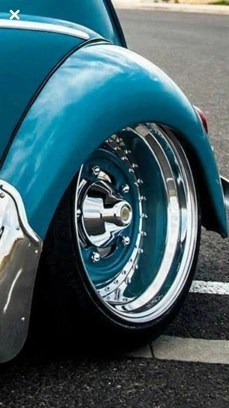 chrome hubcap for vw beetle 1100 1200 and t1 transporter 1950 1967 7 7046 c