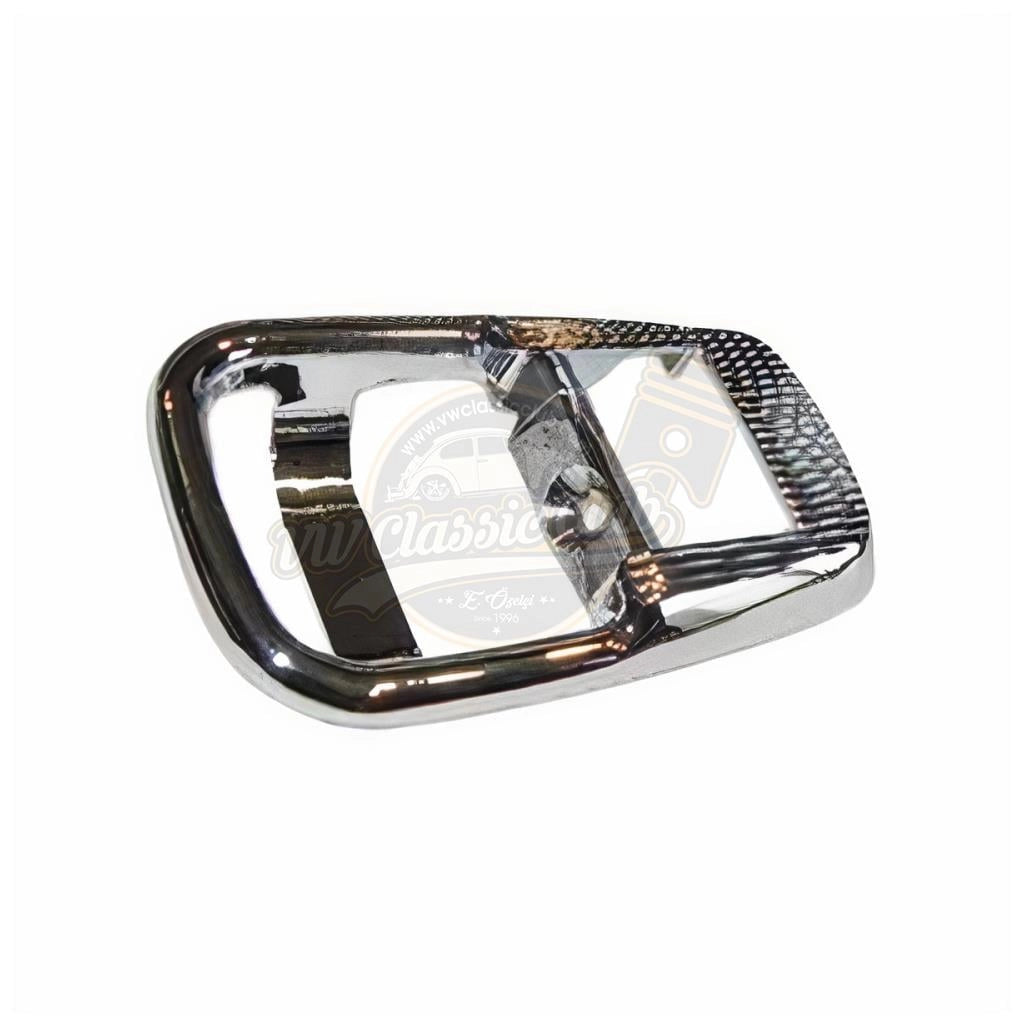 chrome inner door handle escutcheon for vw t2 beetle karmann ghia 55 5864 s 6749