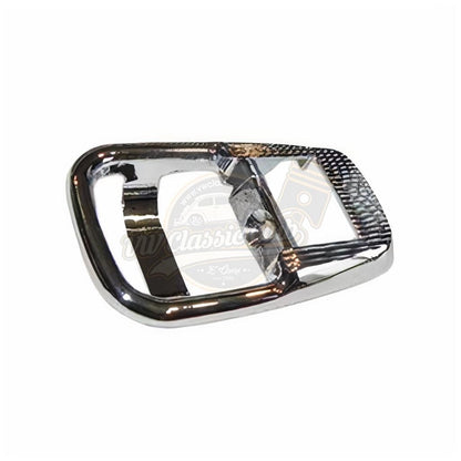chrome inner door handle escutcheon for vw t2 beetle karmann ghia 55 5864 s 6749