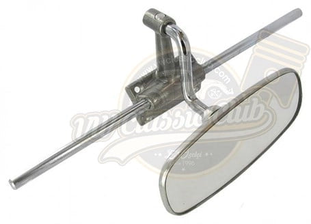 chrome interior rear view mirror for vw beetle 1100 1200 cabrio 1958 1963 4 4399