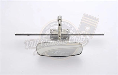 chrome interior rear view mirror for vw beetle 1100 1200 cabrio 1958 1963 4 4399