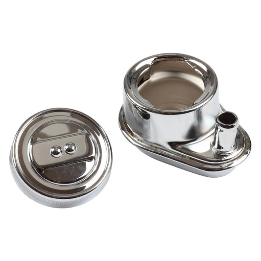 chrome oil filler neck for vw beetle t1 t2 and karmann ghia 3 3126 s 6852