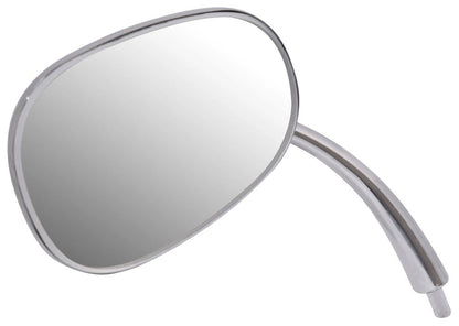 chrome oval side mirror left for vw beetle 1100 1200 1955 1967 25 2526