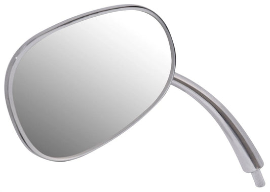 chrome oval side mirror left for vw beetle 1100 1200 1955 1967 25 2526