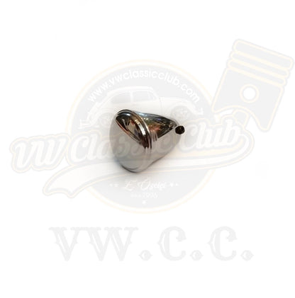 chrome radio knob set for classic vw beetle t1 t2 and karmann ghia 4 4776 s 7312