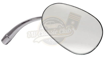 chrome right oval side mirror for classic vw beetle 1955 1967 25 2600
