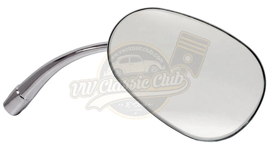 chrome right oval side mirror for classic vw beetle 1955 1967 25 2600