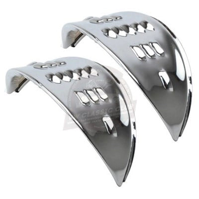 chrome serrated headlight eyebrows for vw beetle t2 karmann ghia 1968 1979 2 213