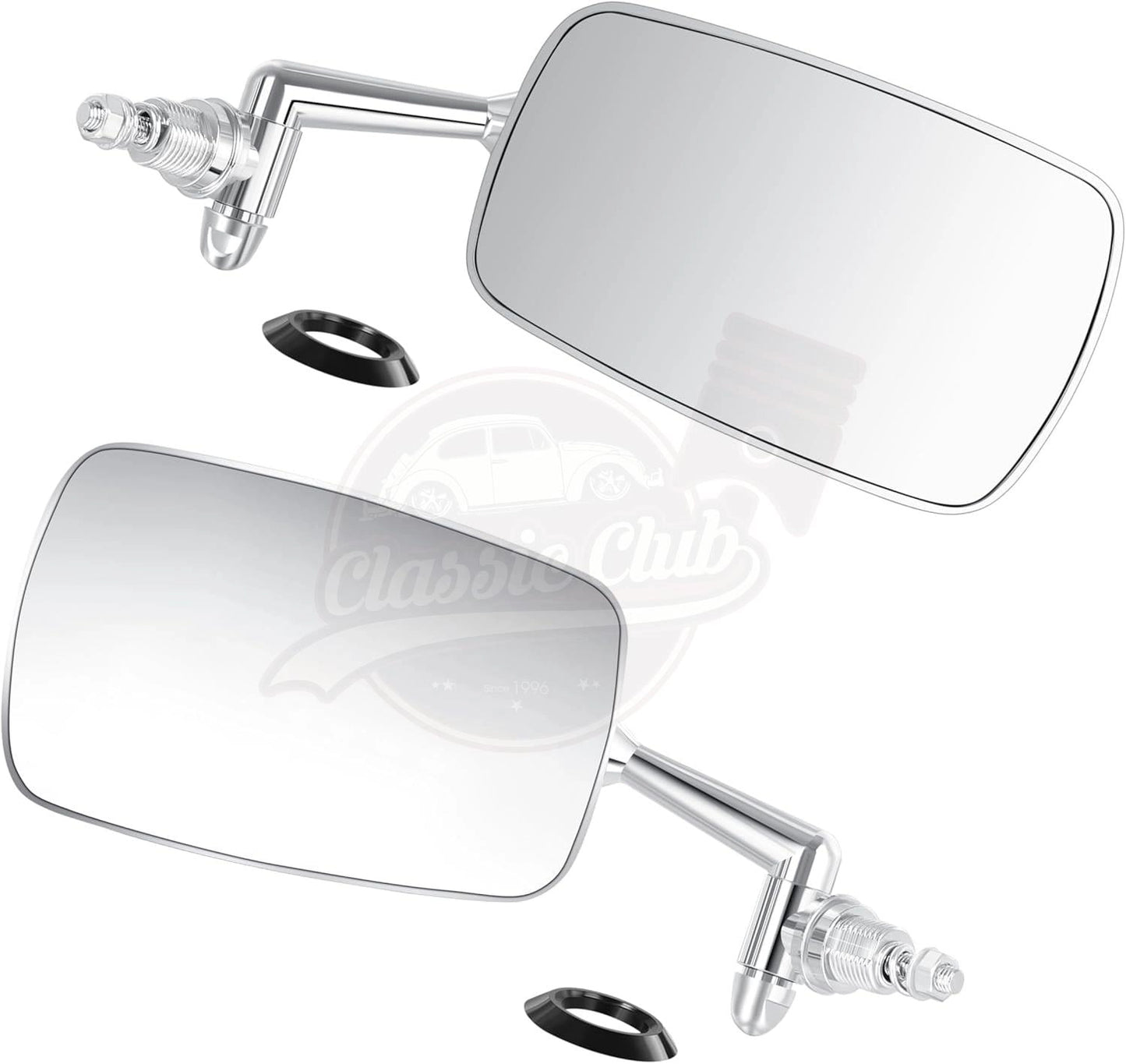 chrome side mirror set left right for vw beetle 1300 1302 1303 25 3009