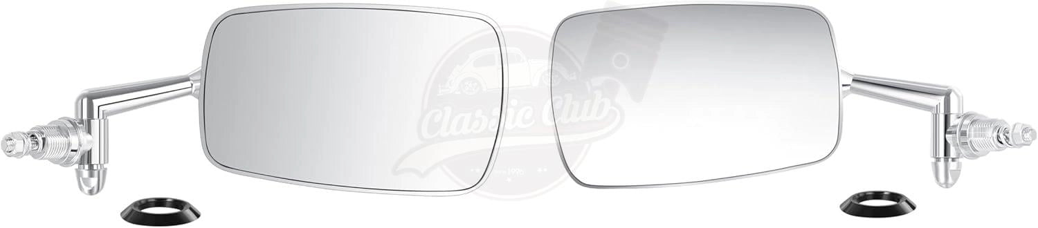 chrome side mirror set left right for vw beetle 1300 1302 1303 25 3009