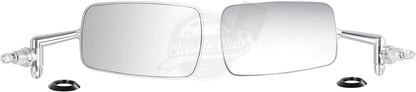 chrome side mirror set left right for vw beetle 1300 1302 1303 25 3009