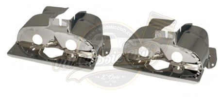 chrome single port intake manifold end casting for vw beetle t2 1965 1972 6 6507