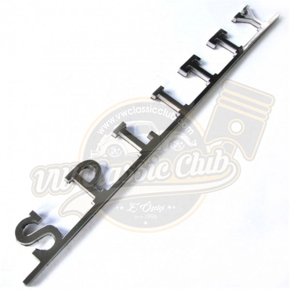 chrome splitty script emblem logo for vw t1 transporter 2 2118